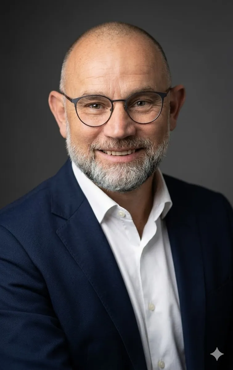 dr n. med. Bartosz Cerkaski, twórca protokołu POVER™ Endo - portret w gabinecie